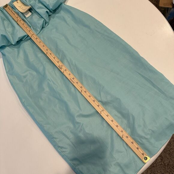 NWT Let Me Be Anthropologie Slim Bubble Dress Hawaiian Blue Size Medium - Picture 11 of 12